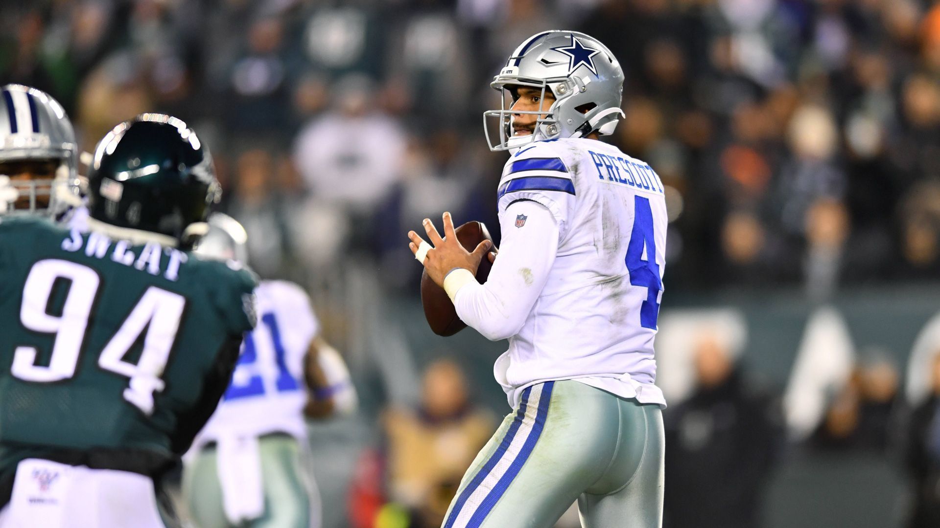 
                <strong>Platz 1: Dak Prescott (Dallas Cowboys)</strong><br>
                Completion Rate: 44,4 %Expected Completion Rate: 31,0 % Differenz: + 13,4 %
              