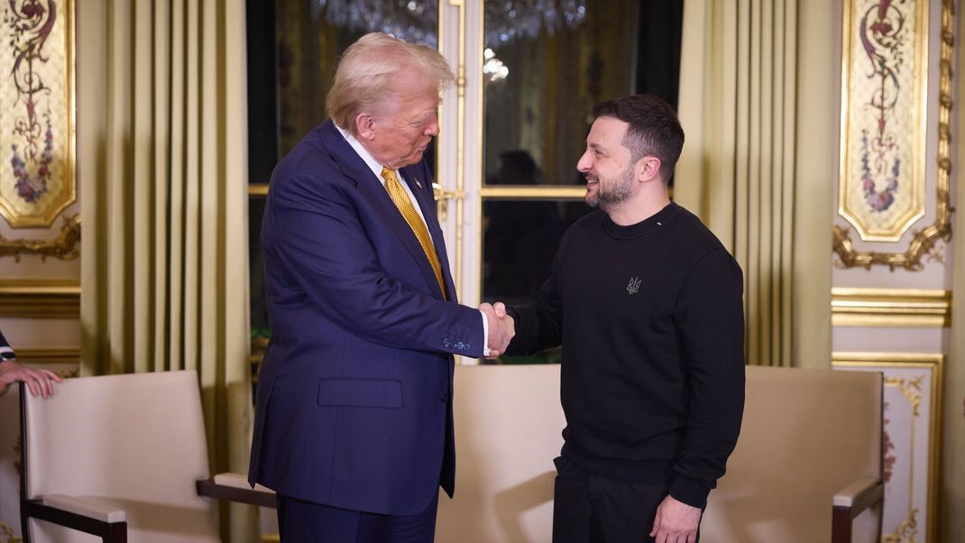 US-Präsident Donald Trump (links) und der ukrainische Präsident Wolodymyr Selenskyj.