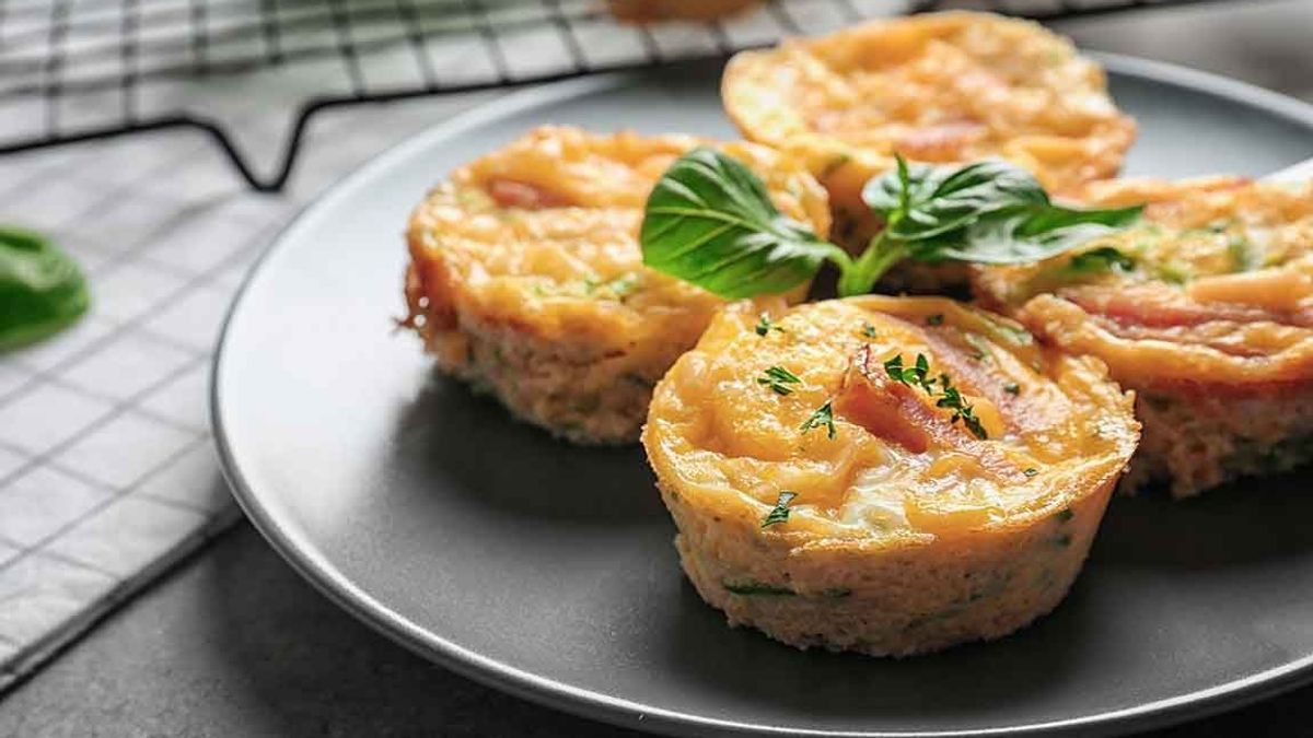 Low Carb Bacon-Cheddar-Eiermuffins