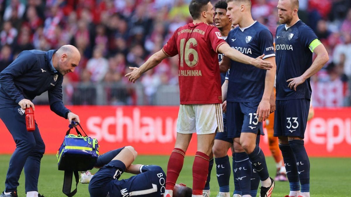 João Palhinha sah gegen den VfL Bochum die Rote Karte