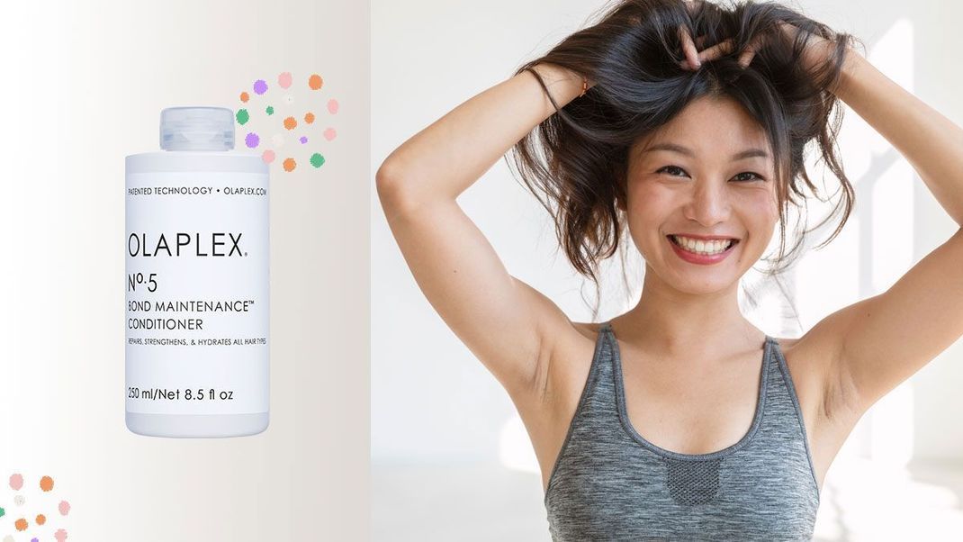 Der Feuchtigkeitsspender für alle Haartypen: Der Conditioner von Olaplex hat eine positive Wirkung auf die Haarstruktur und reduziert Spliss.