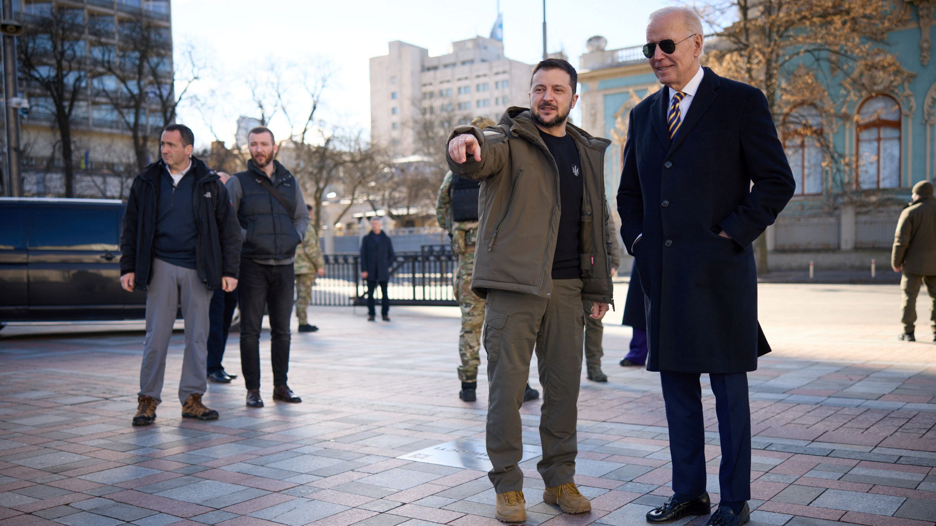 20. Februar 2023: US-Präsident Joe Biden überrascht mit seinem Besuch in Kiew.