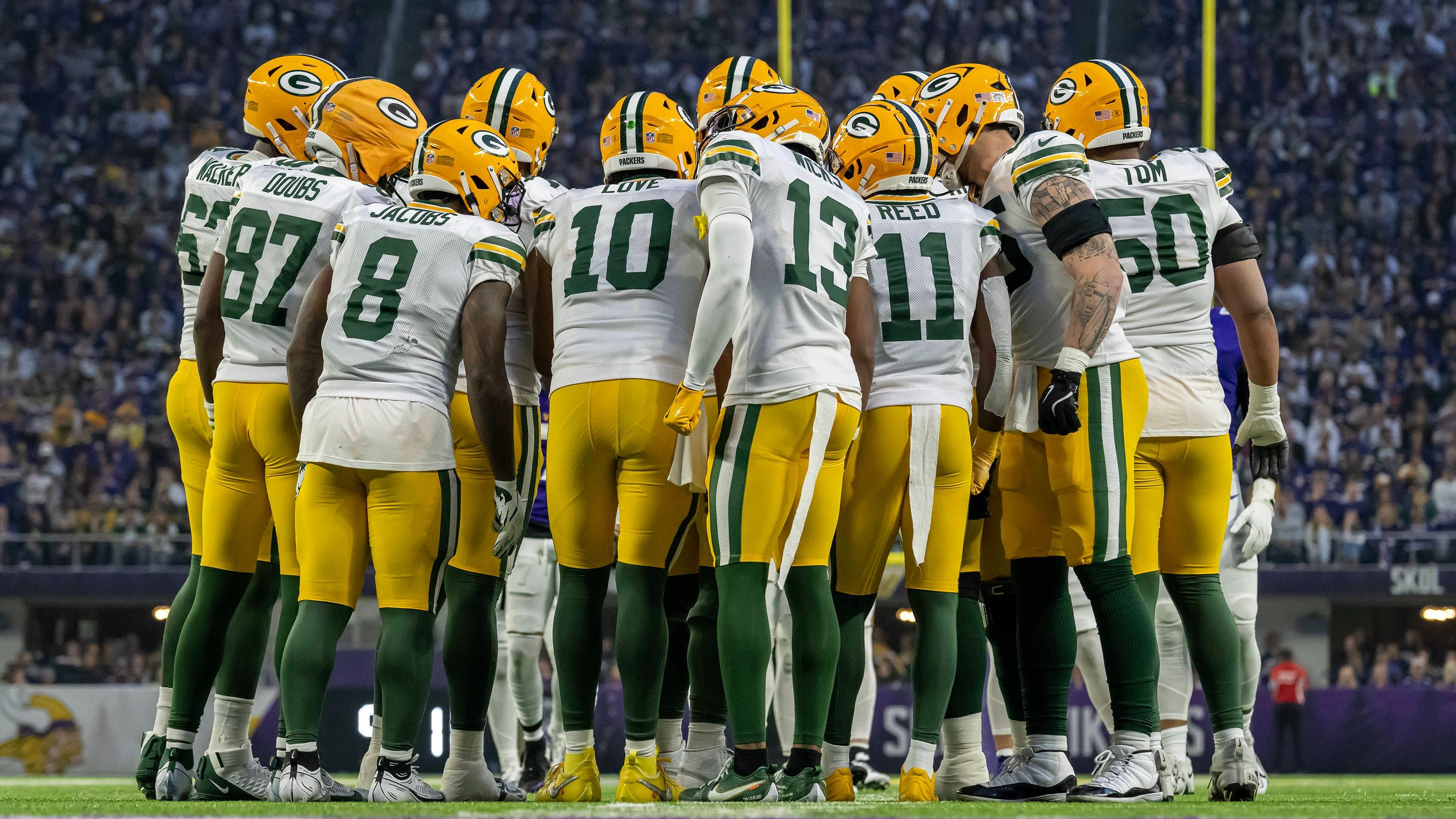 <strong>Platz 8 (geteilt): Green Bay Packers<br>Penalty Yard Differential: 104</strong><br>Selbst erhaltene Penalties: 836 Yards<br>Penalties der Gegner: 940 Yards