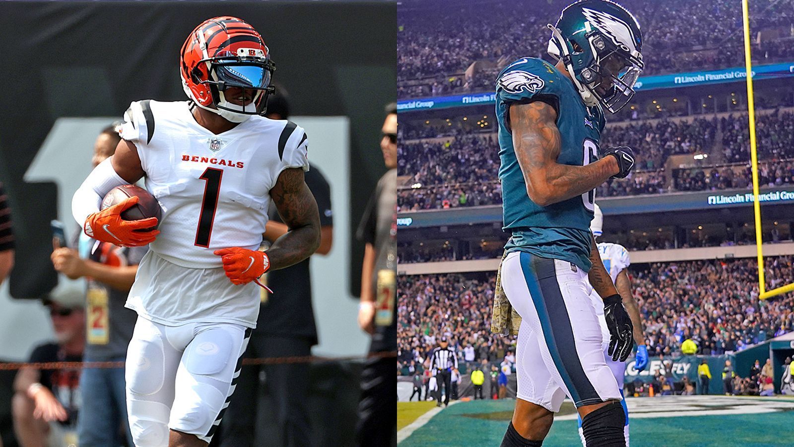 
                <strong>Wide Receiver</strong><br>
                &#x2022; <strong>Ja'Marr Chase (Cincinnati Bengals)</strong> <em>- <em>Drafted (overall): <strong></strong> - Stats: 44 Receptions, 835 Receiving Yards, 7 TDs</em></em><br>&#x2022; <strong>Devonta Smith (Philadelphia Eagles)<strong> </strong></strong><em>- <em>Drafted (overall): <strong></strong> - Stats: 38 Receptions, 537 <em>Receiving Yards</em>, 2 TDs</em></em><br>Chase musste sich in der Preseason aufgrund vieler Drops einiges anhören. Er galt sogar schon als Bust, also jemand, der eine Verschwendung für die Draft-Position sei, an der das Team ihn erwählte. Jetzt gehört er zu besten Receivern der ganzen Liga, liefert gefühlt jede Woche ein spektakuläres Play und bricht Rekorde. Smith hingegen liefert solide, aber noch nicht überragend. Ist für uns dennoch einen Ticken vor Spielern wie Kadarius Toney (New York Giants), Jaylen Waddle (Miami Dolphins) und Darnell Mooney (Chicago Bears).
              