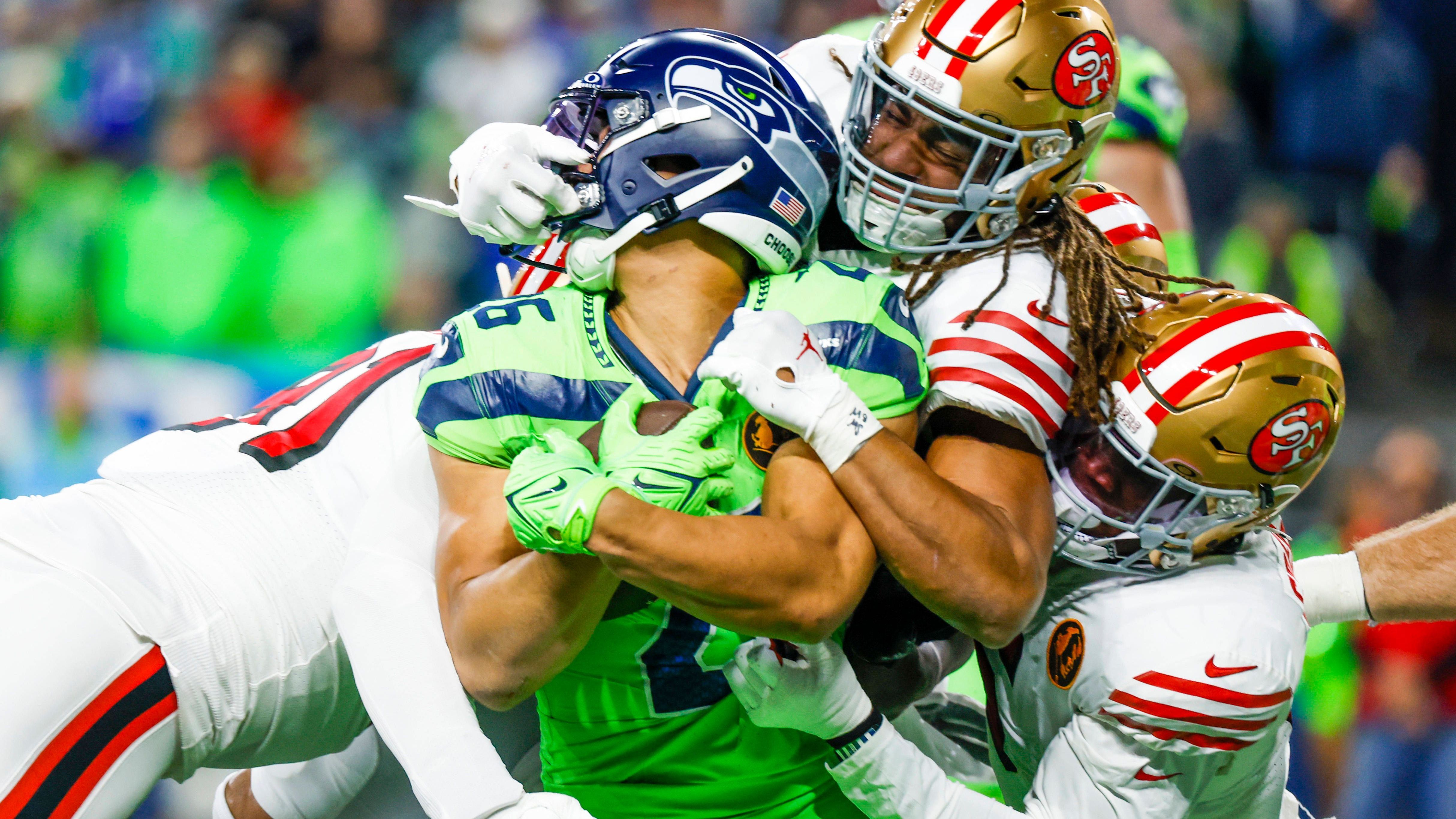 <strong>16. San Francisco 49ers at Seattle Seahawks (31:13), Woche 12 (Thanksgiving)</strong><br>24,8 Millionen Zuschauer