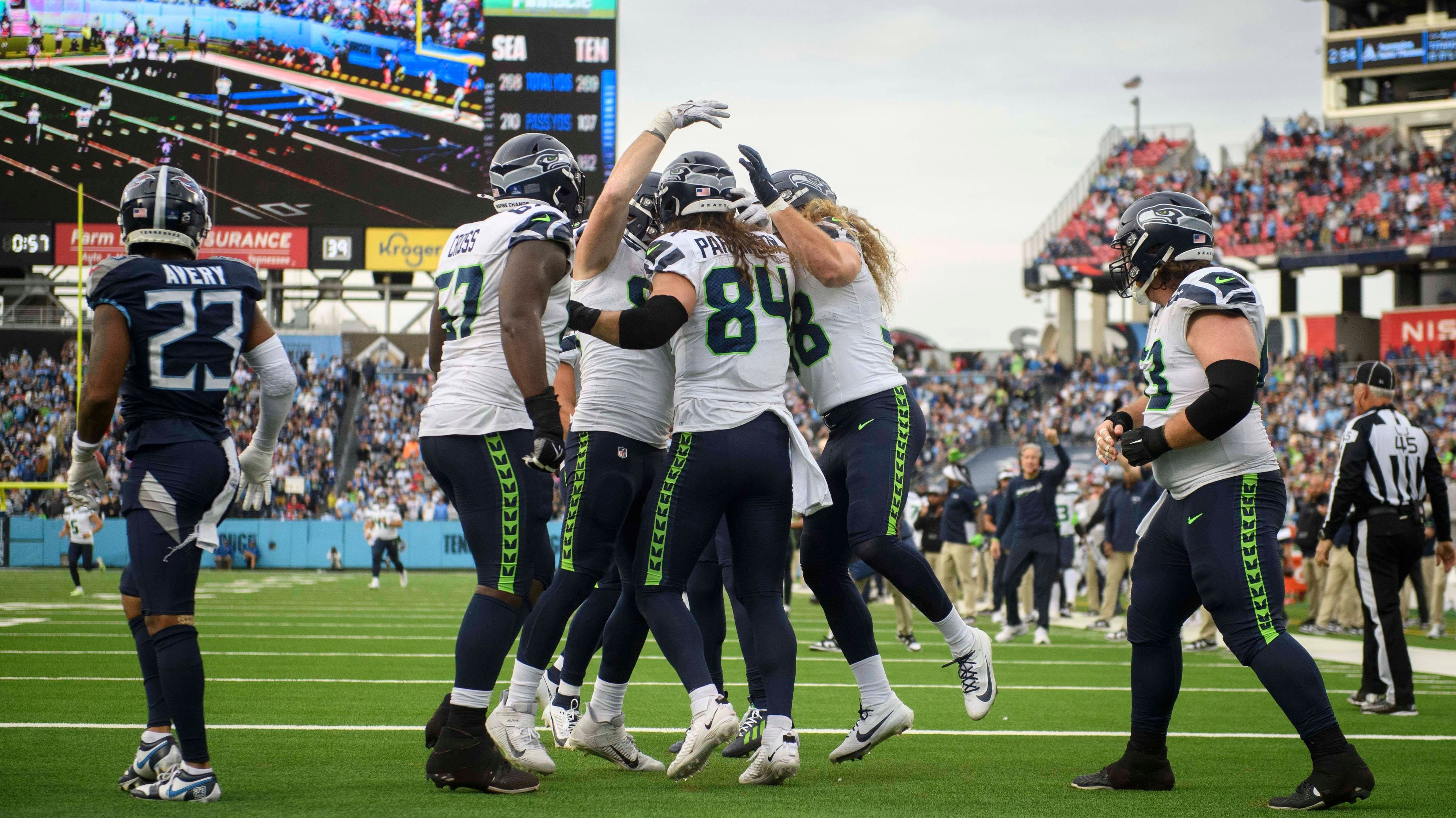 <strong>Platz 6: Seattle Seahawks</strong><br>Playoff-Teilnahmen in Prozent: 41,67 Prozent<br>Anzahl der Playoff-Teilnahmen: 20<br>Gründungsjahr: 1976<br>Saisons: 48