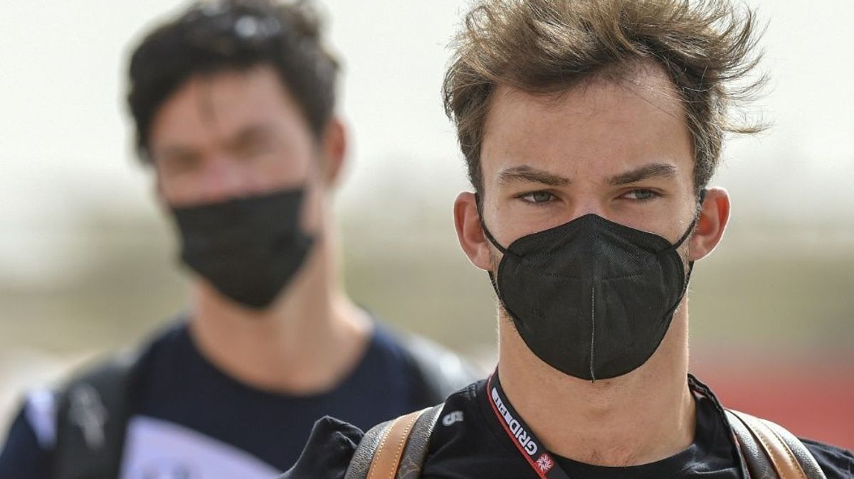 Pierre Gasly vom F1-Rennstall AlphaTauri