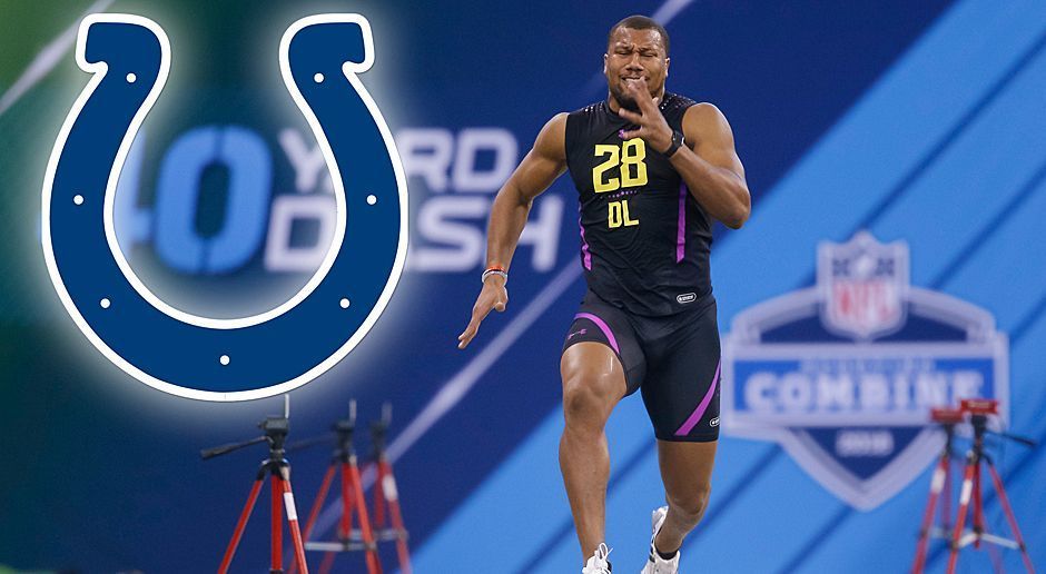 
                <strong>6. Pick - Indianapolis Colts: DE Bradley Chubb</strong><br>
                Der Draft 2018 entwickelt sich für die Colts zum Wunschszenario. Obwohl Indianapolis nach dem Trade mit den Jets drei Plätze nach hinten wandert, bekommen die Colts ihren Wunschspieler. Defensive End Bradley Chubb schenkt der Defense von Frank Reich endlich Gefahr im Pass Rush.
              