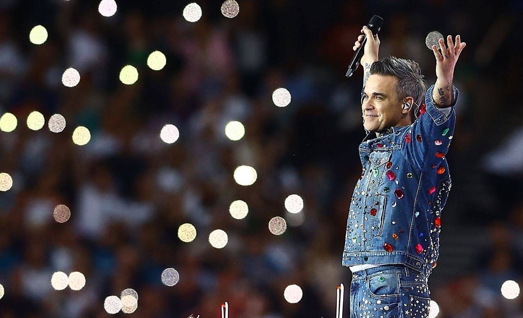 Genießt sein neues Leben ohne Drogen und Tabletten: Robbie Williams hat den Absprung geschafft.