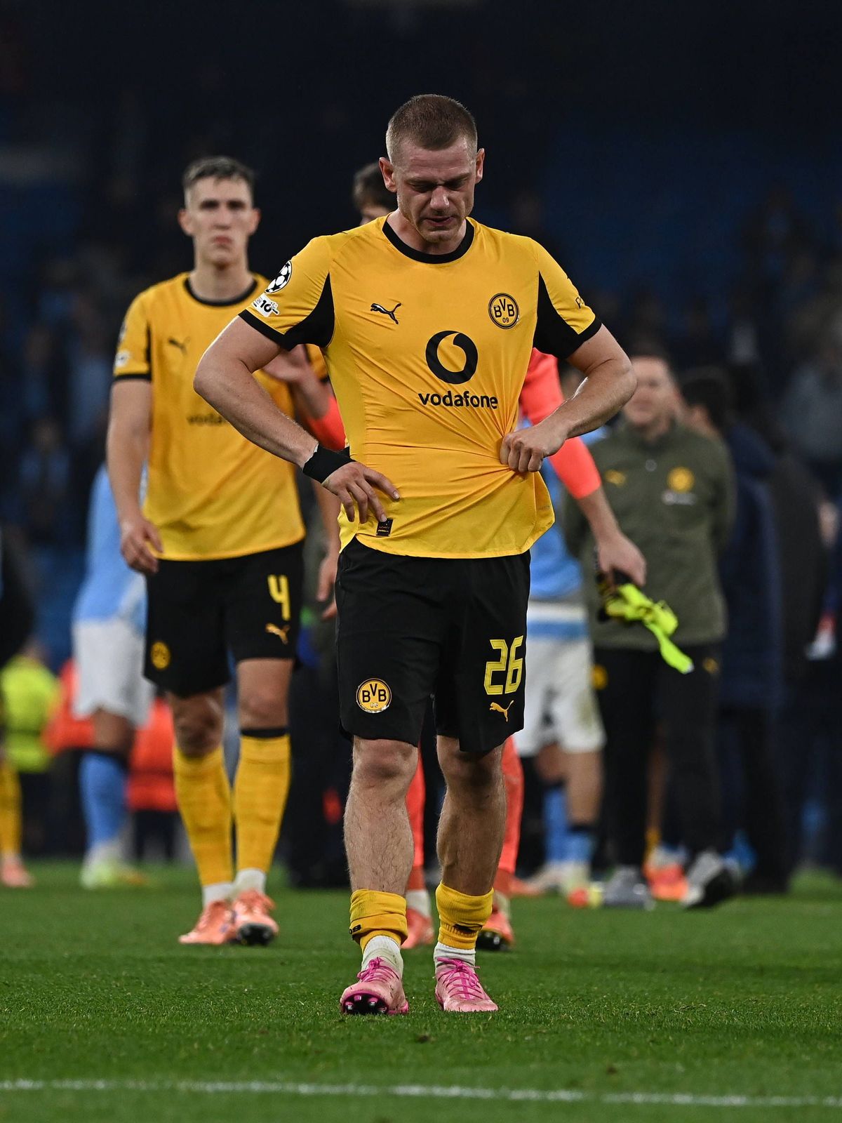 UEFA Champions League: Manchester City vs. Borussia Dortmund, 05.11.2025 MANCHESTER, GREAT BRITAIN - NOVEMBER 05: during the UEFA Champions League match between Manchester City vs. Borussia Dortmun...