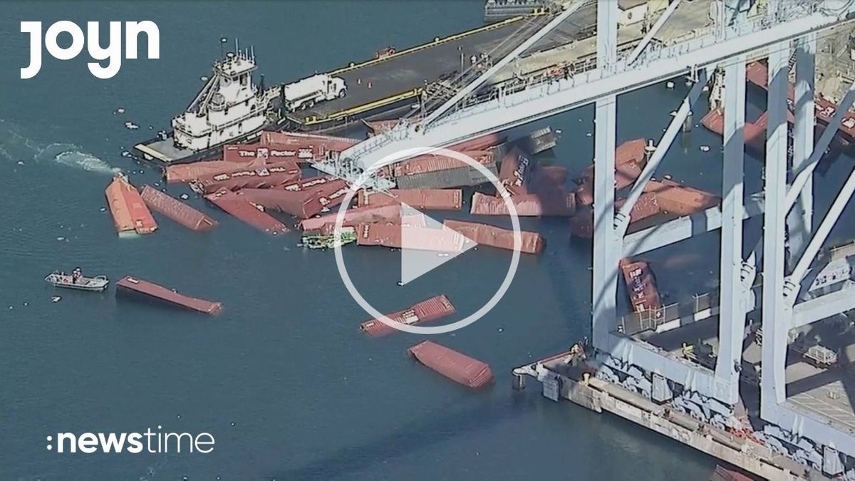 Dutzende Container stürzen von Frachtschiff in Kalifornien