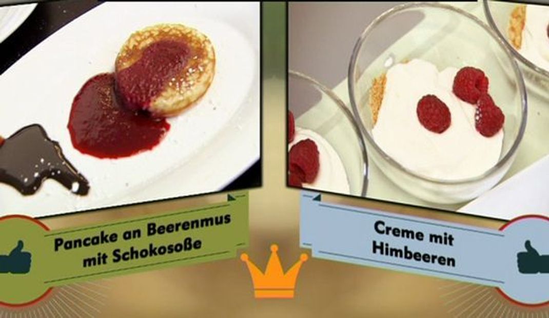 Küchenkönigin: Dessert von Daniel und Susanne von Tag 4.