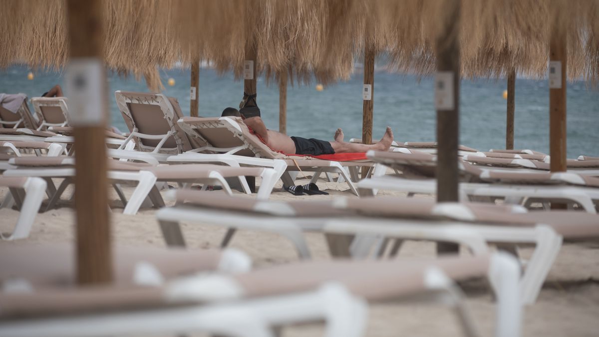 Liegen-Krise auf Mallorca: Viele Urlauber:innen setzen zunehmend auf das eigene Handtuch, statt teure Liegen zu mieten.