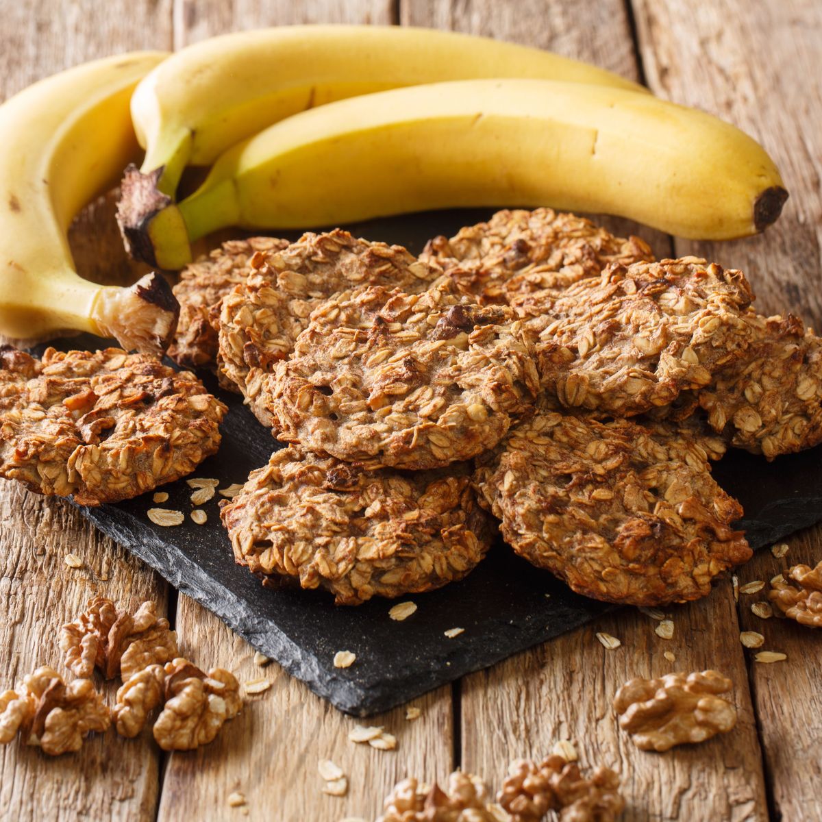 Bananen-Haferflocken-Kekse backen: Das leichte Back-Rezept mit 3 gesunden Zutaten-image