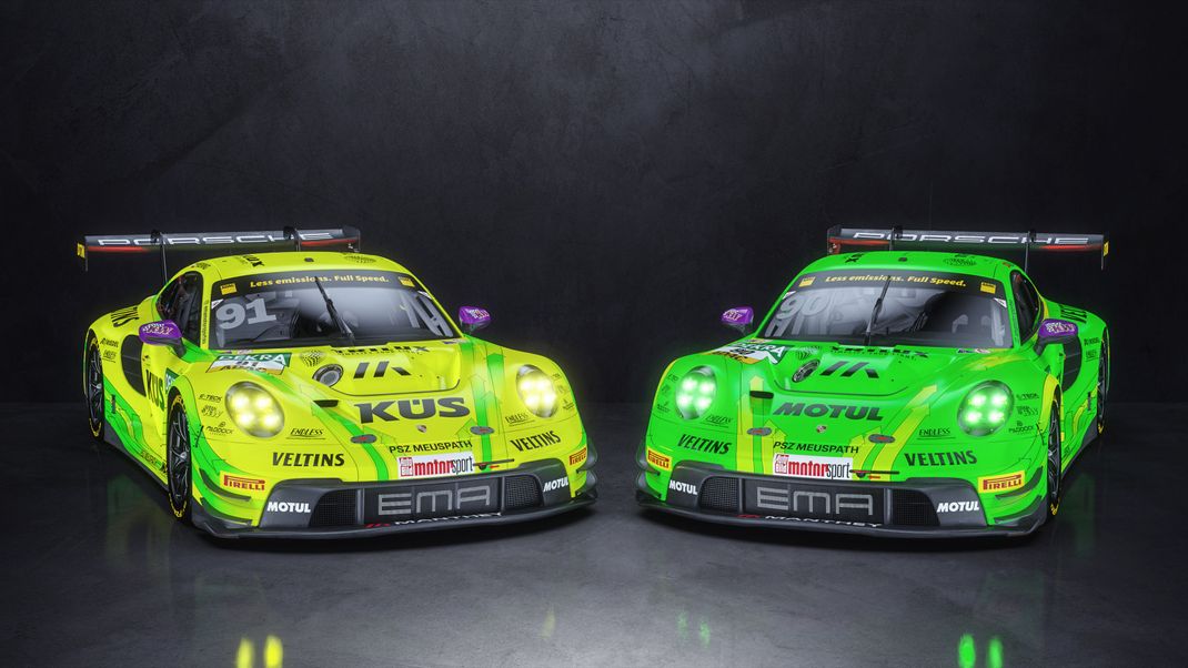 Manthey EMA präsentiert die neuen Designs für ihre Porsche 911 GT3 R.