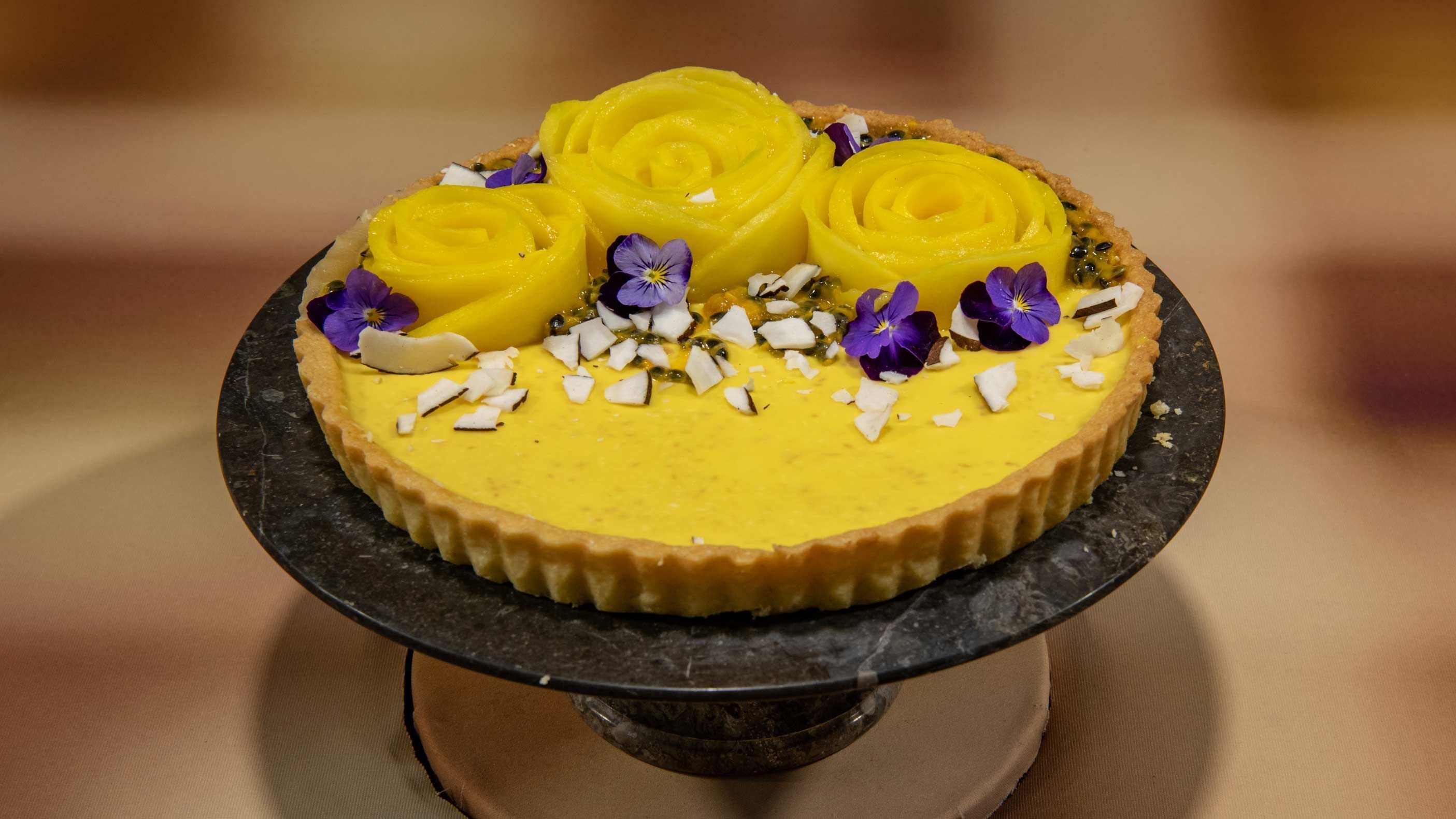 Kokos-Tarte mit Passionsfrucht und Pannacotta | Das große Backen