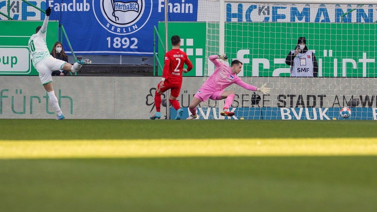 Pleite für Hertha BSC bei Schlusslicht Greuther Fürth