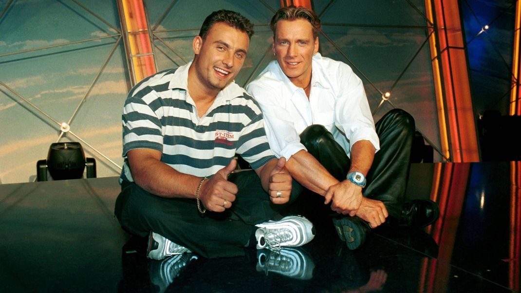 Die "Big Brother"-Stars Zlatko und Jürgen Milski im Jahr 2000.