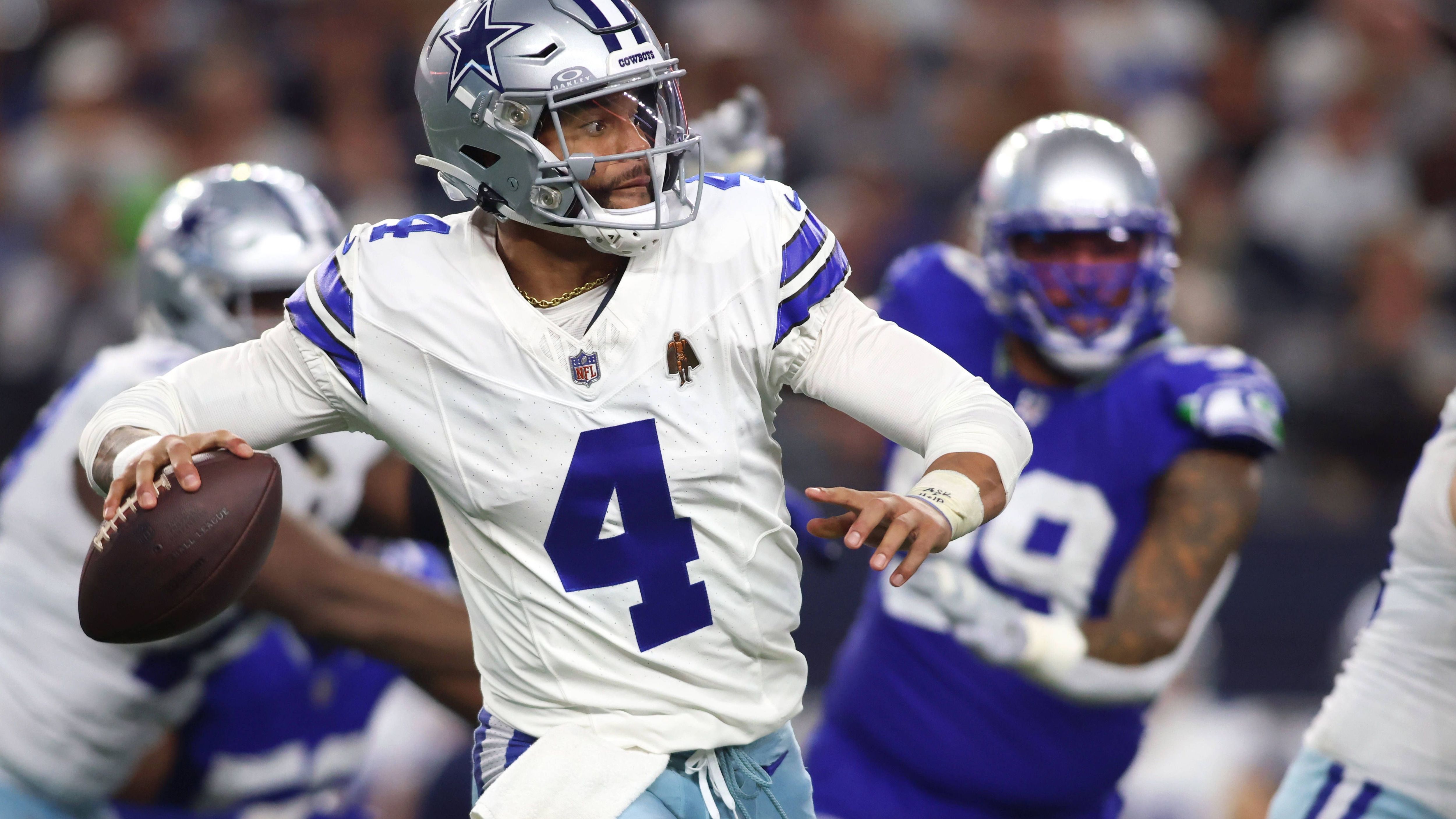 <strong>Dallas Cowboys</strong><br>seit 1. Spieltag: Dak Prescott - dreimal ersetzt durch Cooper Rush