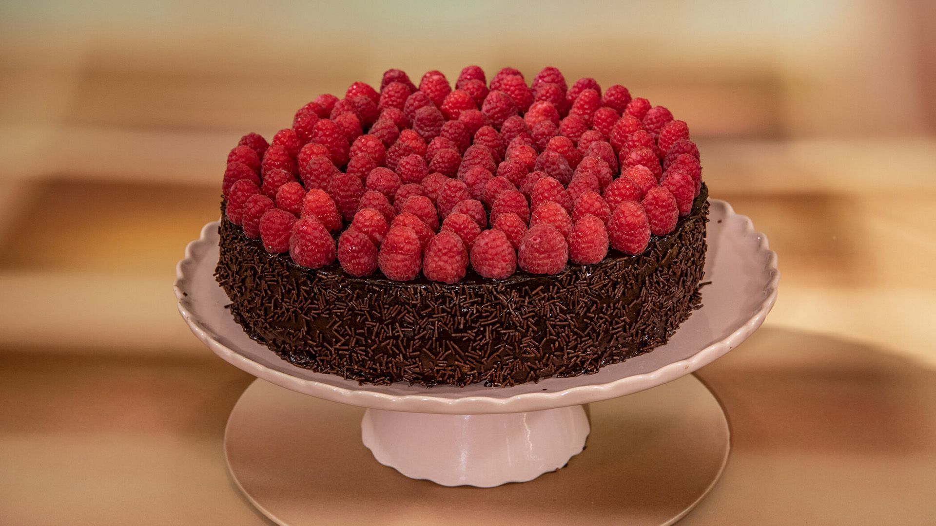 Himbeer-Brownie-Torte - Rezept aus &amp;quot;Das große Backen&amp;quot;