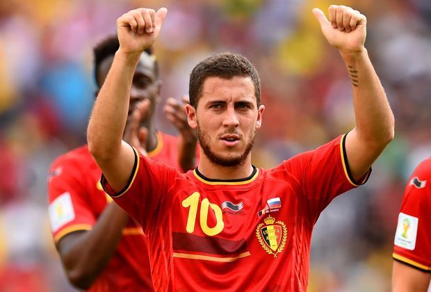 
                <strong>Eden Hazard (23/Belgien(FC Chelsea)</strong><br>
                Ganz feiner Techniker, der ein Spiel alleine entscheiden kann. Sowohl in der belgischen Nationalelf, als auch beim FC Chelsea ein Fixpunkt in der Offensive.
              