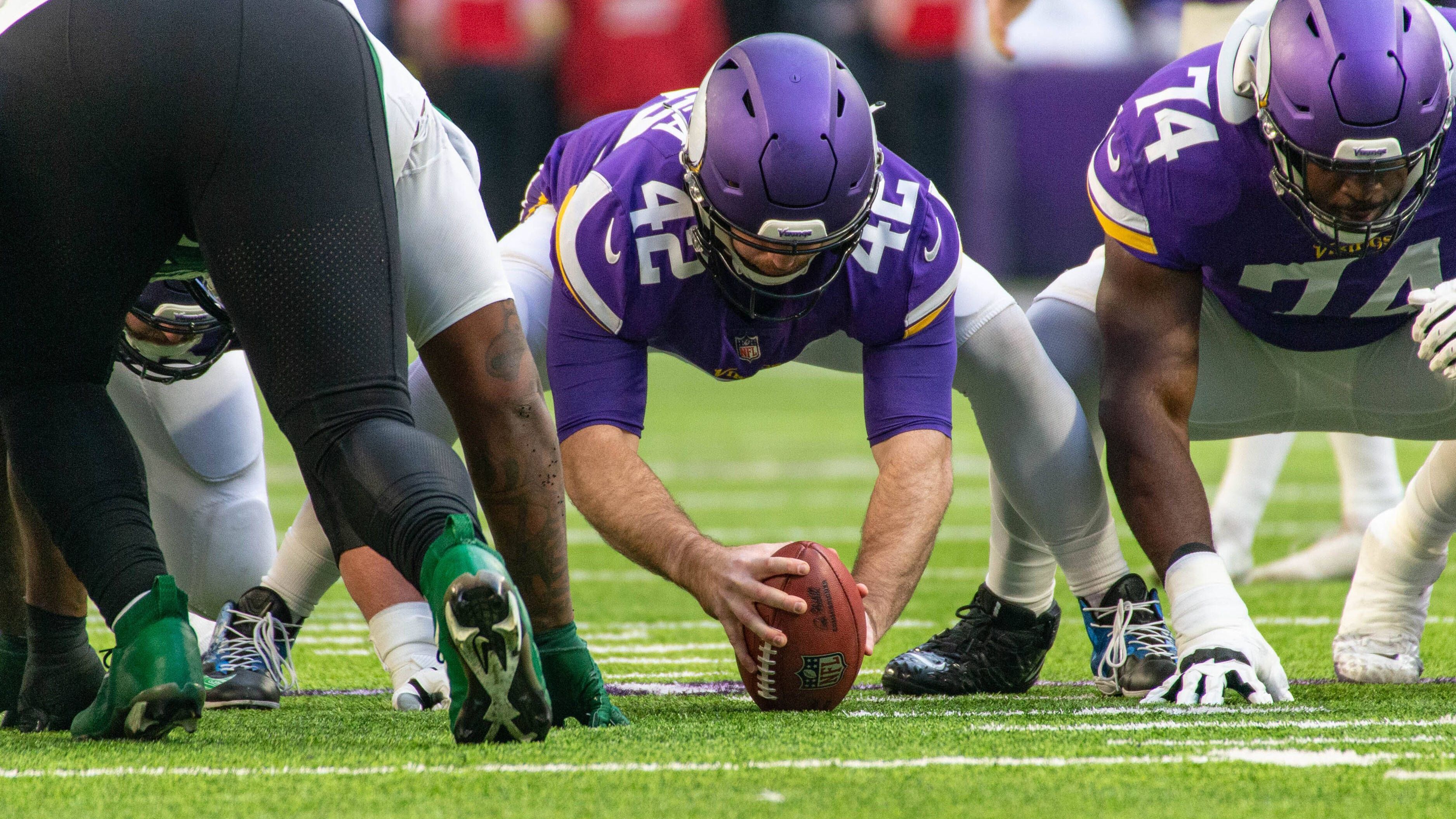 <strong>Platz 16: Andrew DePaola</strong><br>Team: Minnesota Vikings<br>Gehalt 2025: 1,27 Millionen