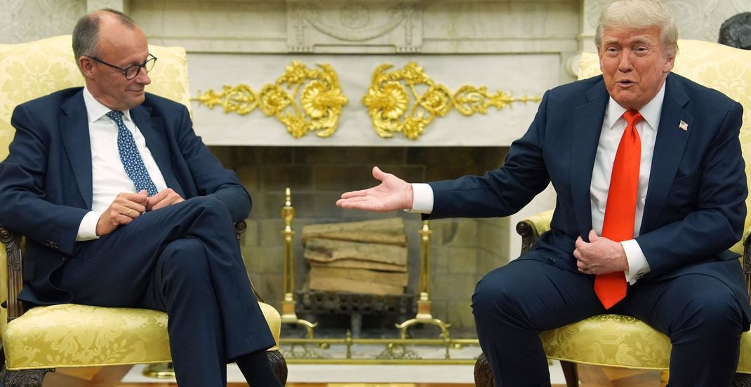 Friedrich Merz trifft im Oval Office zum ersten Mal auf Donald Trump