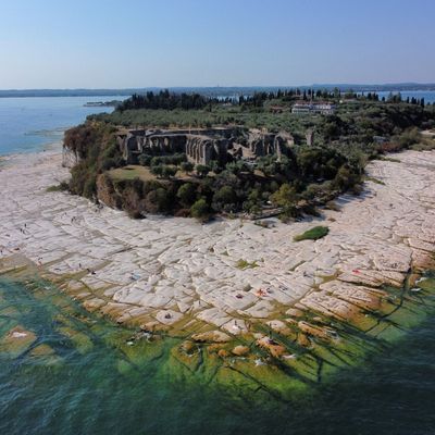 Trockenheit in Italien: Dem Gardasee geht immer mehr das Wasser aus.