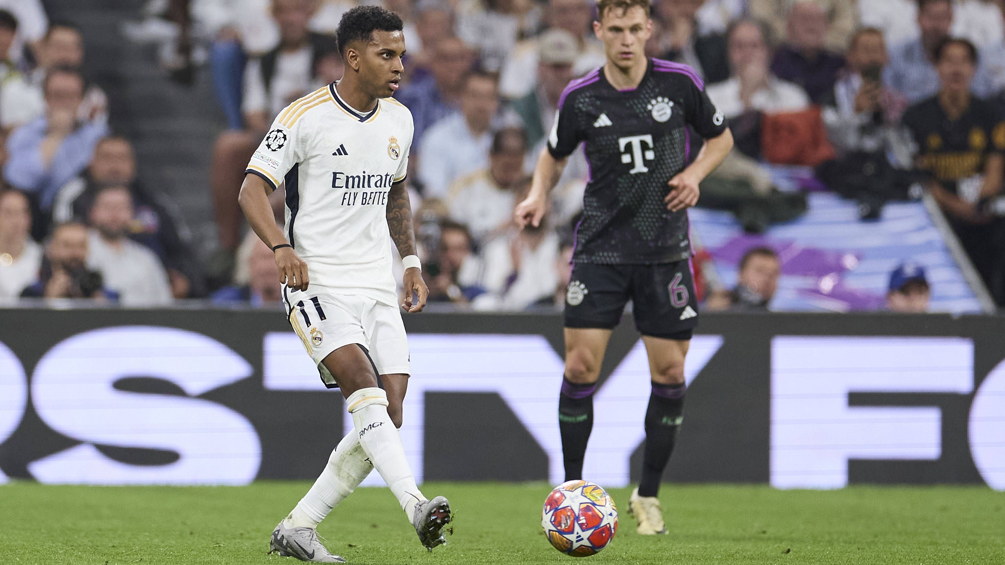 <strong>Rodrygo (Real Madrid)</strong><br>Scheitert aus kurzer Distanz an Neuer (13.), macht mit Mazraoui in der Anfangsphase, was er will. Gegen Ende der ersten Halbzeit ist der Brasilianer allerdings deutlich weniger auffällig. Dafür in der zweiten Halbzeit mit der Riesenchance zum 1:0, der Ball geht aus kurzer Distanz aber knapp am Pfosten vorbei. Seine letzte richtig gute Aktion. <strong><em>ran</em></strong>-Note: 3.