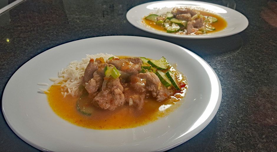 Schweinefleisch süßsauer - Rezept aus Abenteuer Leben täglich