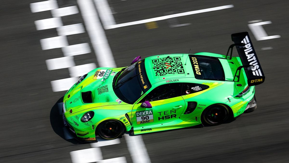 Dennis Olsen sorgt für die nächste Porsche-Bestzeit, wenn auch nur beim Test
