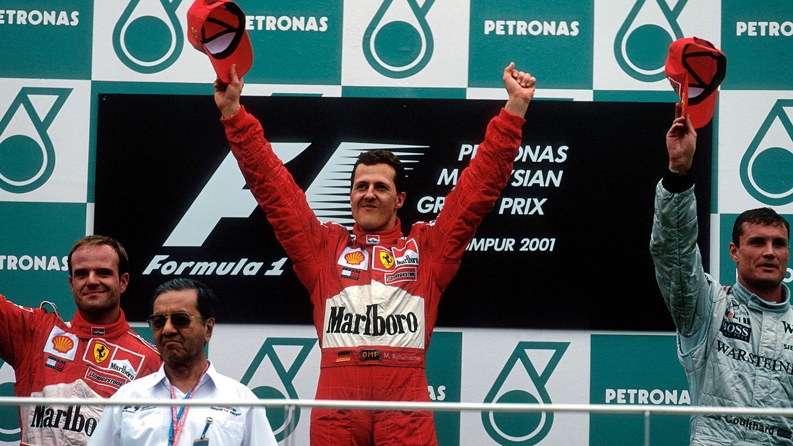 
                <strong>Platz 1: Michael Schumacher (1996-2006)</strong><br>
                72 gewonnene Rennen - Weltmeister 2000, 2001, 2002, 2003 und 2004 - Vize-Weltmeister 1998 und 2006 - WM-Dritter 1996 und 2005
              
