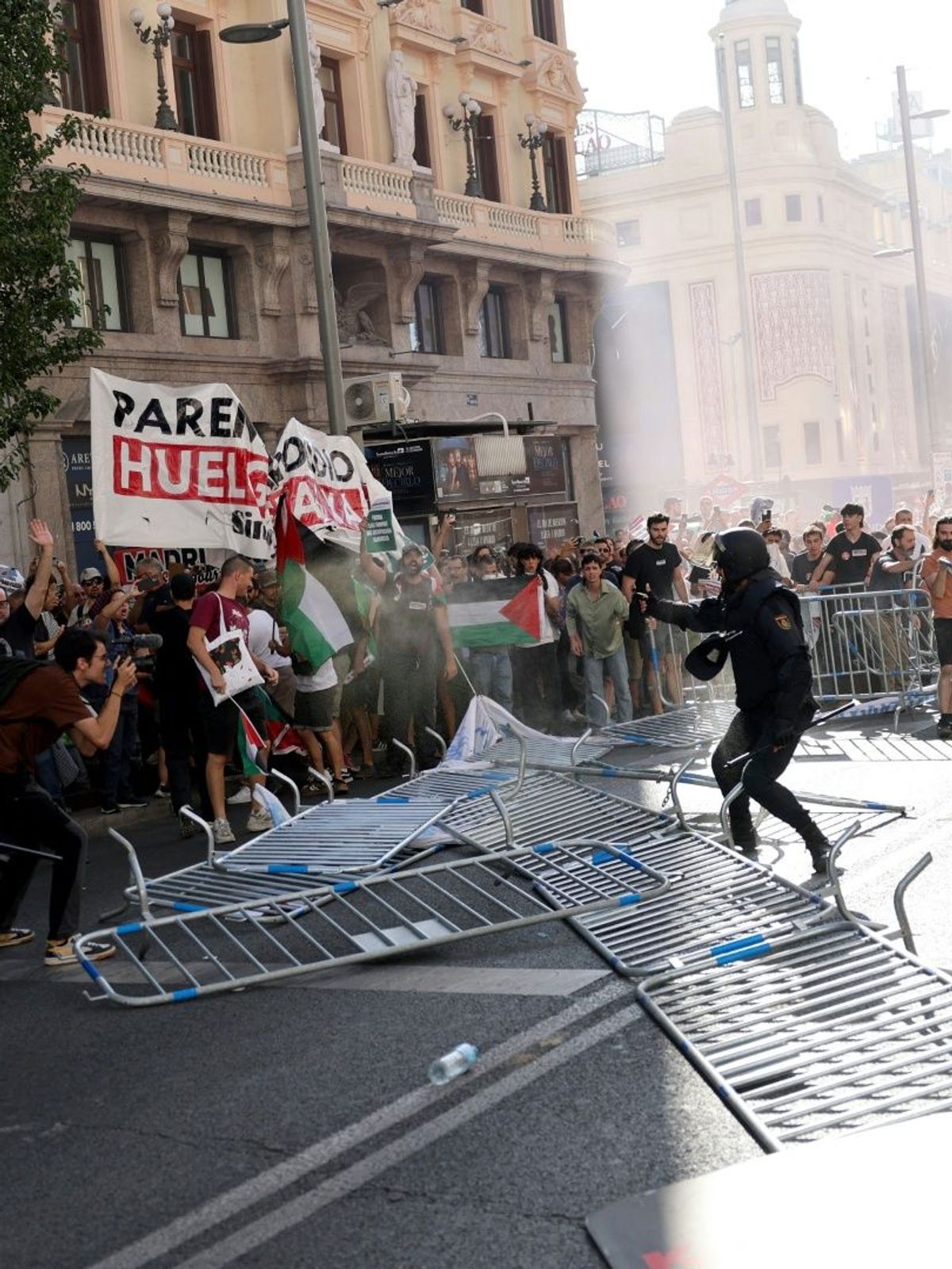 In Madrid hatte es heftige Proteste gegeben