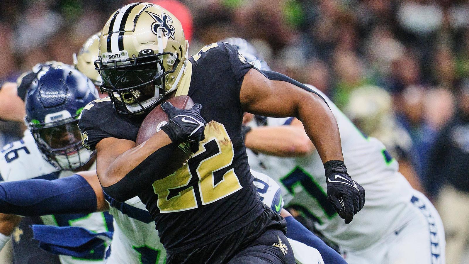 
                <strong>Platz 5: Mark Ingram II</strong><br>
                &#x2022; Rushing Touchdowns: 65<br>&#x2022; Aktuelles Team: Free Agent<br>&#x2022; Letztes Team: New Orleans Saints<br>&#x2022; In der NFL seit: 2011<br>Ingram wird in der NFL-Saison 2023 als Experte im TV arbeiten, eine Rückkehr auf das Feld gilt als unwahrscheinlich. Der Running Back hat seinen Rücktritt als NFL-Spieler allerdings noch nicht offiziell gemacht.
              