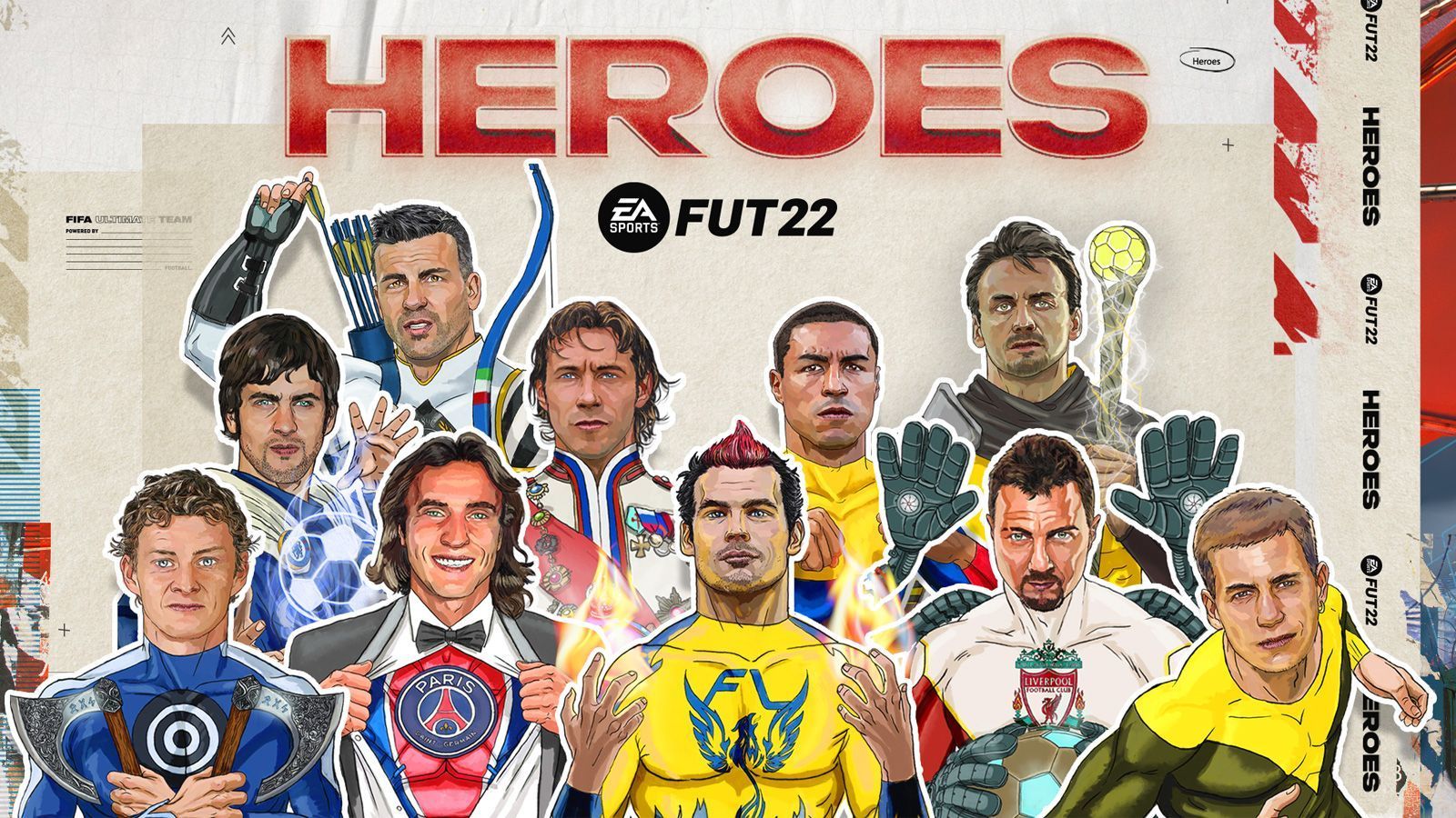 
                <strong>Alte Helden neu im Spiel</strong><br>
                Auch am Hauptmenü wird es einige Änderungen geben, die Programmierer haben das Feedback der Spieler von FIFA 21 umgesetzt. Neu sind auch die FUT Heroes, die einige der beliebtesten Spieler der vergangenen Jahre featuren.
              