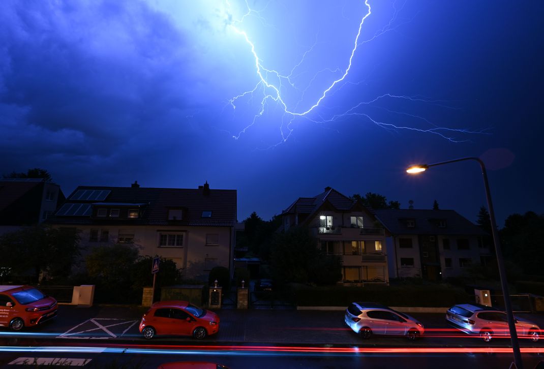 Starkregen hat in vielen Teilen Deutschlands zu Überflutungen geführt.