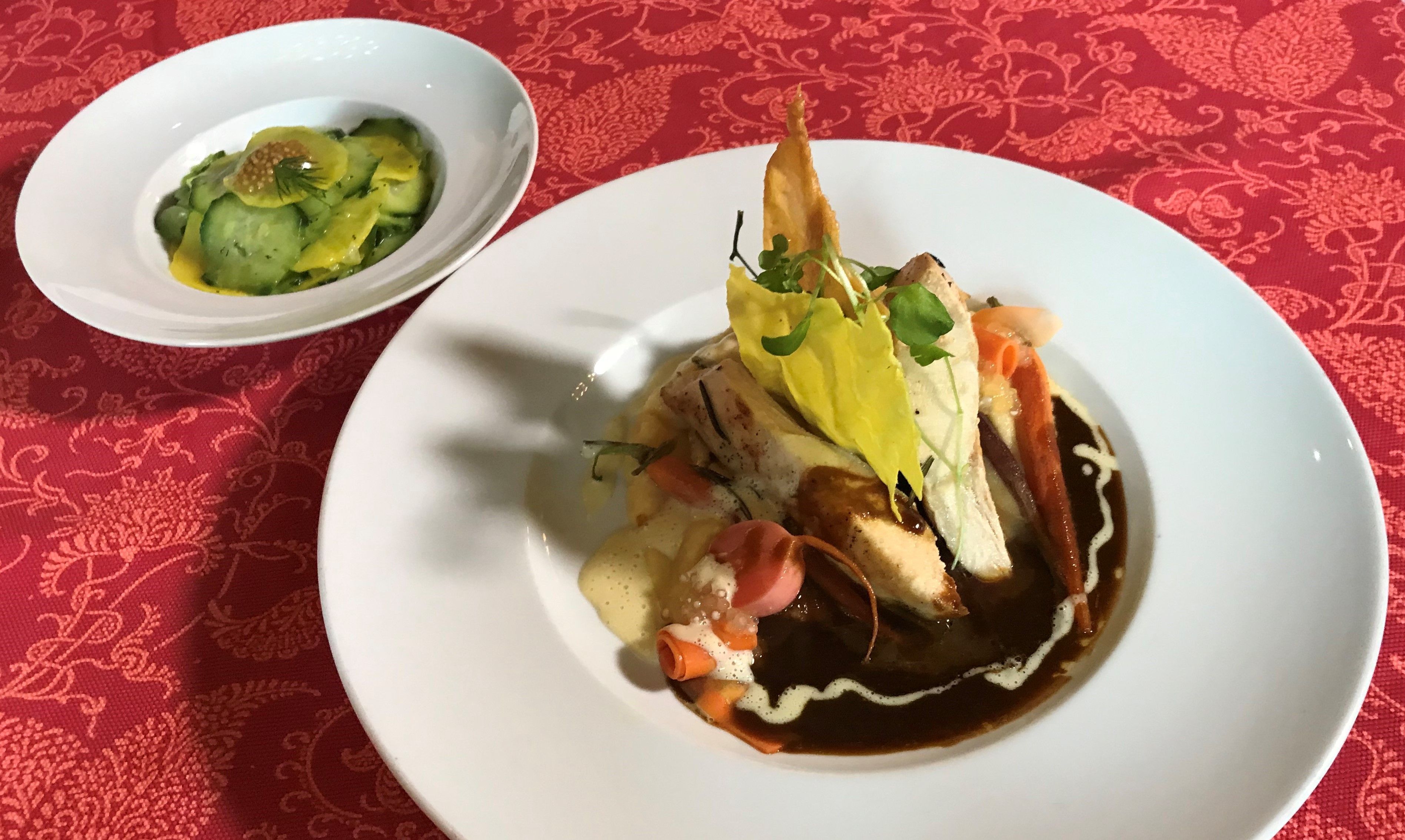 Steckrübe Panhas mit Pumpernickel und Kerbel