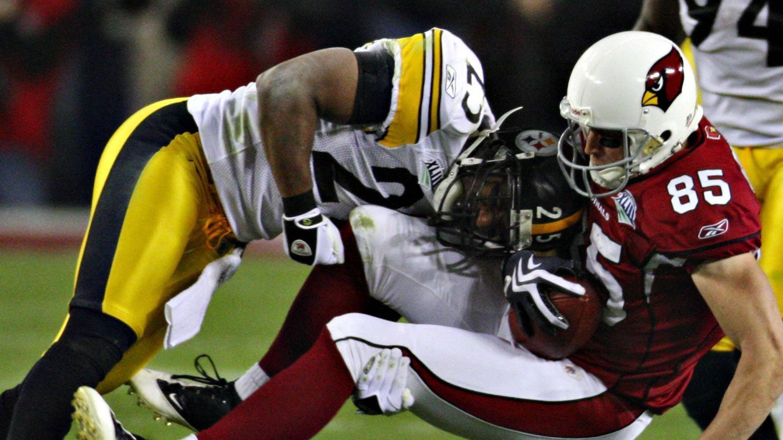 
                <strong>Super Bowl 2009: Pittsburgh Steelers (27:23 gegen die Arizona Cardinals)</strong><br>
                Saison danach: 9-7, Playoffs verpasst
              