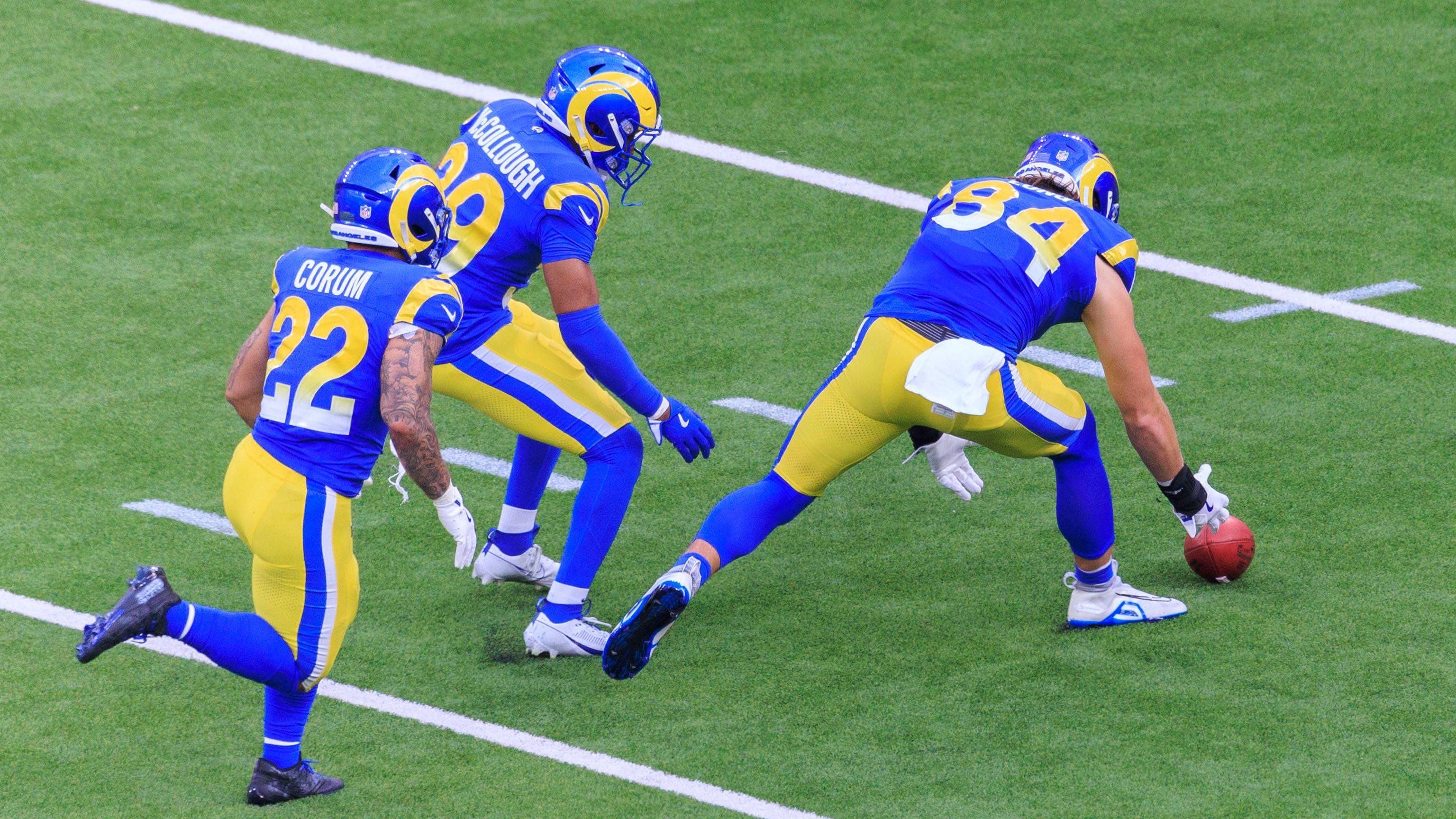 <strong>Los Angeles Rams</strong><br>Week 16: at New York Jets<br>Week 17: vs. Arizona Cardinals<br>Week 18: vs. Seattle Seahawks