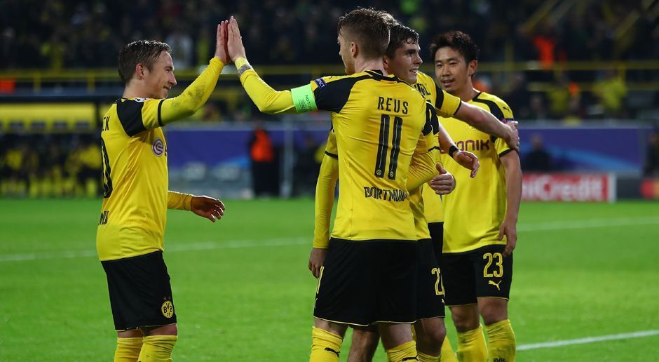 
                <strong>Die BVB-Rekorde beim Torspektakel</strong><br>
                Borussia Dortmund hat mit dem 8:4-Erfolg gegen Legia Warschau in der Champions League zahlreiche Rekorde aufgestellt. ran.de fasst sie für euch zusammen.
              