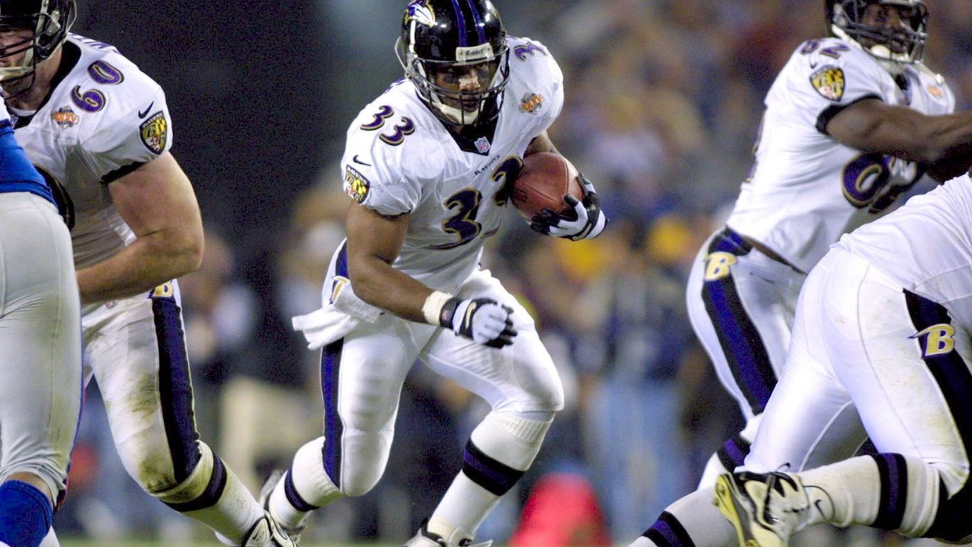 
                <strong>Priest Holmes: Rookie-Jahr 1997 bei den Baltimore Ravens</strong><br>
                Priest Holmes war ein herausragender Running Back und führte die NFL zweimal in Rushing Touchdowns (2002 und 2003) an. Er gewann mit den Baltimore Ravens im Jahr 2000 den Super Bowl und wurde nach seinen sechs Jahren bei den Chiefs in die Kansas City Hall of Fame aufgenommen.Stationen: Baltimore Ravens (1997 bis 2000), Kansas City Chiefs (2001 bis 2007)
              