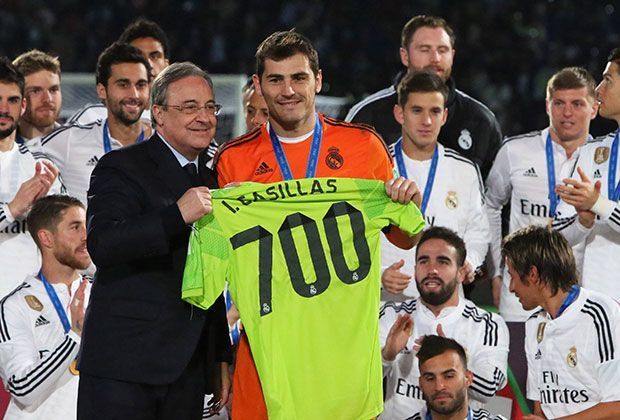 
                <strong>Iker Casillas (Real Madrid)</strong><br>
                "San Iker" - der "heilige Iker" spielt seit 1989 für die Königlichen. Zuerst in der Jugend, ab 1999 für die Profis. Feierte vor kurzem seine 700. Partie für Real Madrid und liegt damit auf den dritten Rang der Rekordspieler Real Madrids.
              