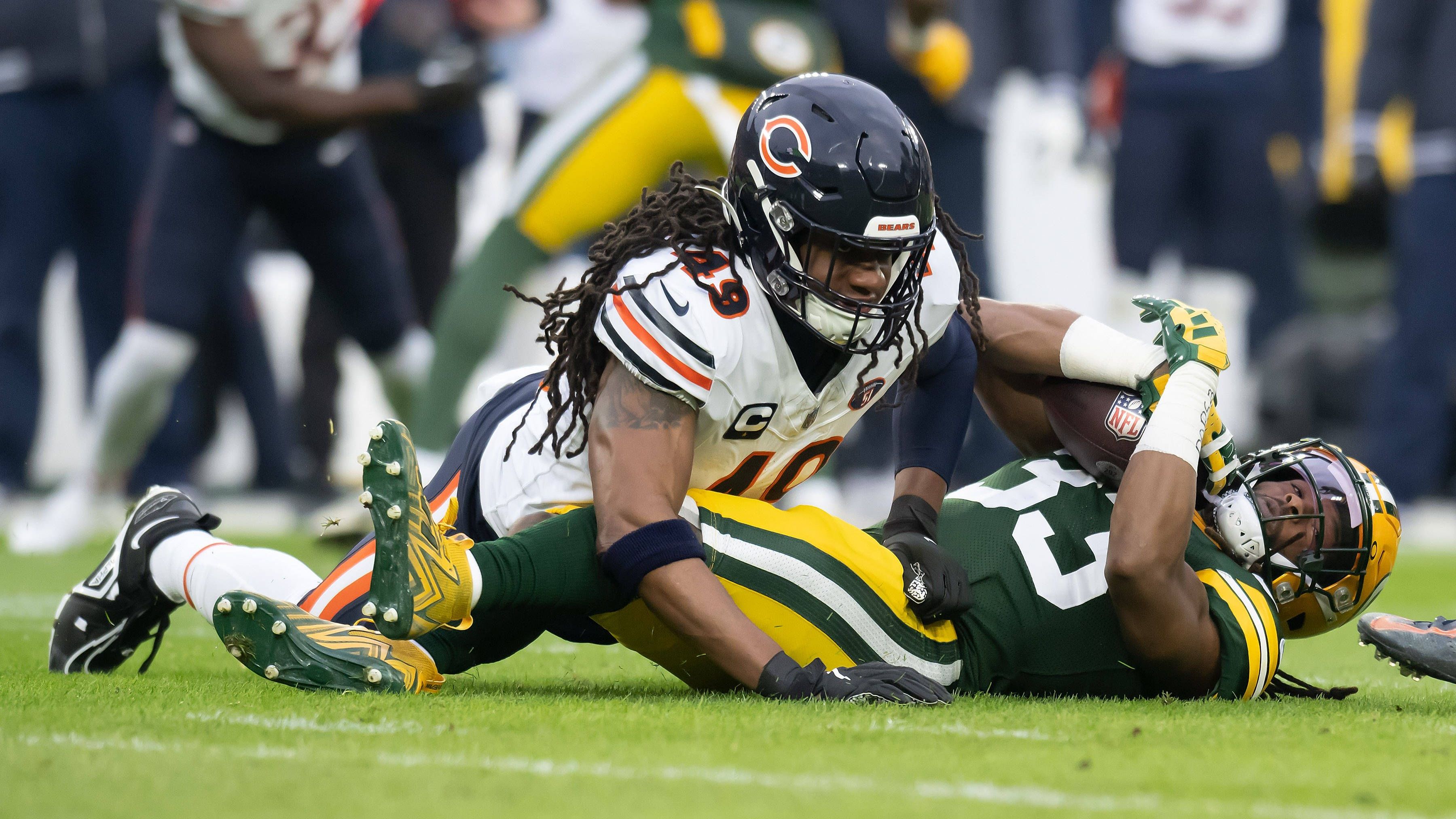 <strong>Platz 10: Chicago Bears - 36,1 Millionen US-Dollar</strong><br>Anzahl der Spieler: 7<br>Top-Verdiener: Tremaine Edmunds (ILB) - 22,4 Millionen US-Dollar<br>Durchschnitts-Cap-Space pro Spieler: 5,2 Millionen US-Dollar<br>Prozentualer Anteil der&nbsp;Linebacker am Cap Space: 13,86%