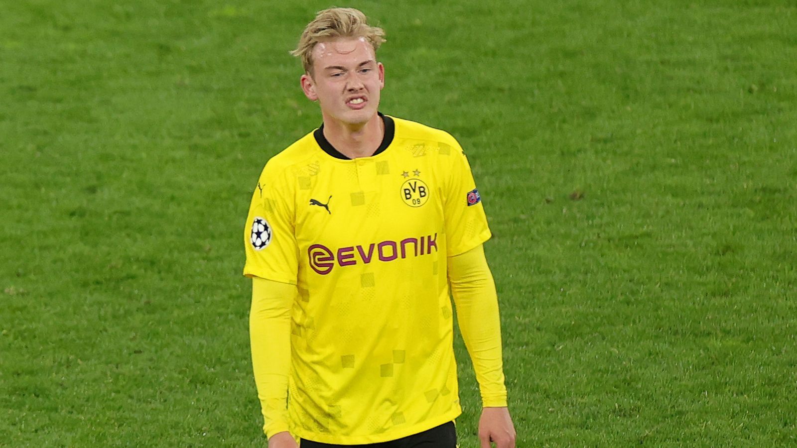 
                <strong>Julian Brandt</strong><br>
                Darf die letzten Sekunde noch mitmischen. ran-Note: ohne Bewertung
              