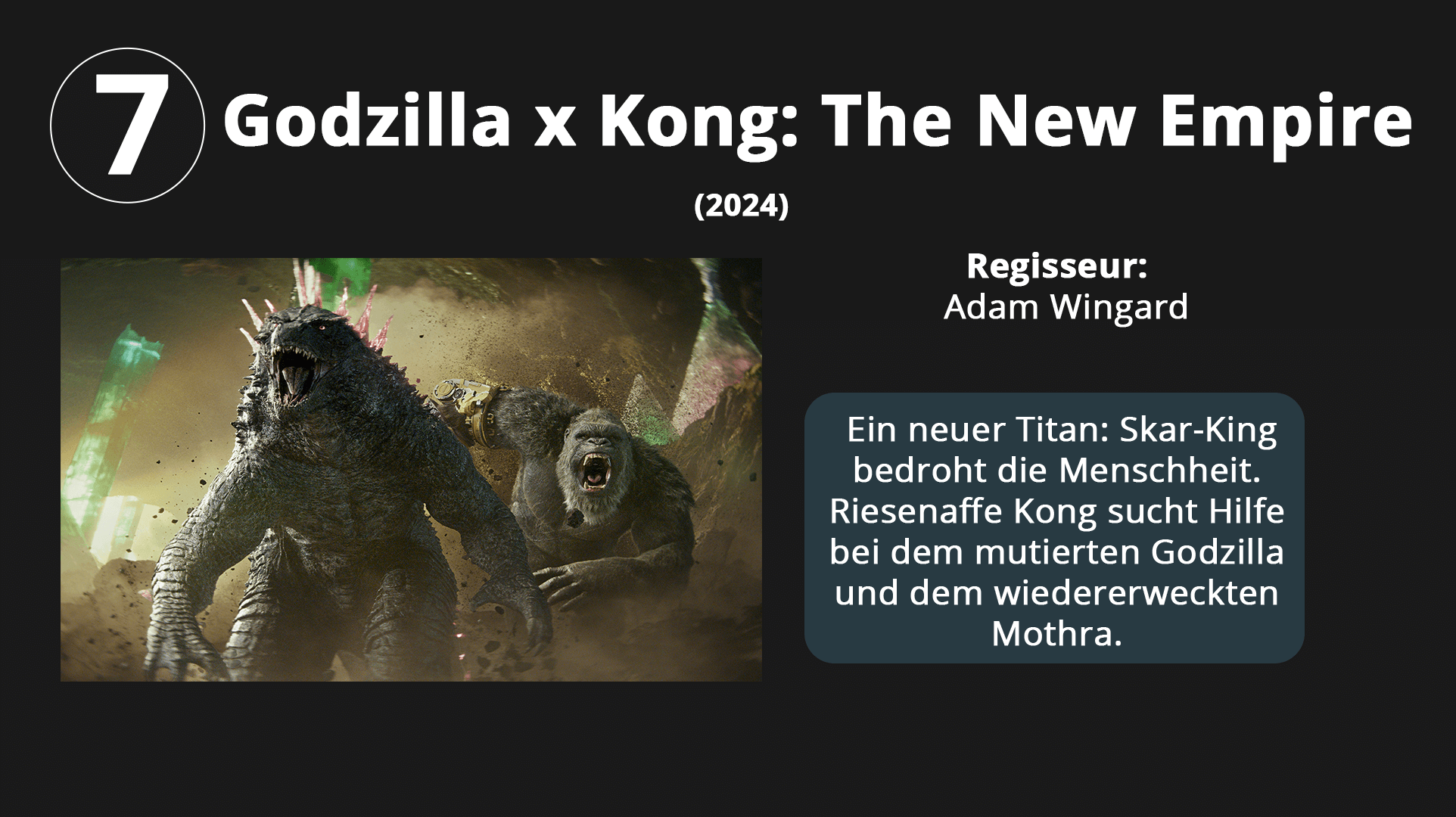 Der neueste Film aus dem MonsterVerse erzählt von einer nie da gewesenen Schlacht und den Vorfahren von Godzilla und Kong.