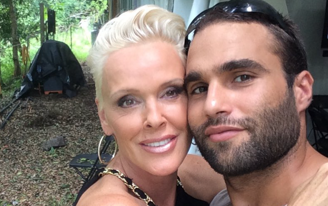 David Ortega Arenas mit Brigitte Nielsen im Dschungelcamp.