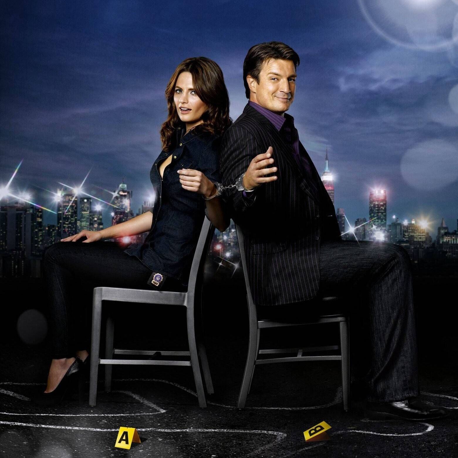 Stana Katic und Nathan Fillion in der US-Serie "Castle".