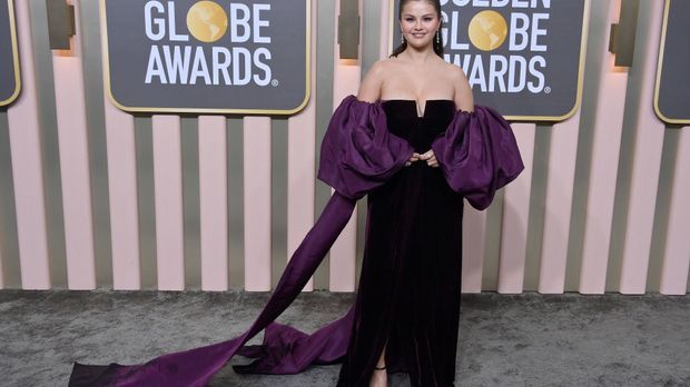 Selena Gomez bei den Golden Globe Awards.