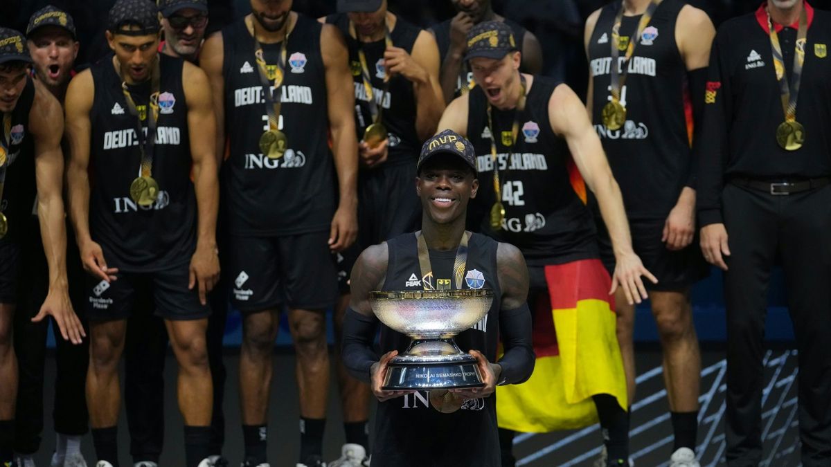 Schröder und das deutsche Team