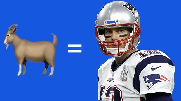 
                <strong>2. = Tom Brady</strong><br>
                Viele halten den Quarterback der New England Patriots für den G.O.A.T (Greatest Of All Time).
              